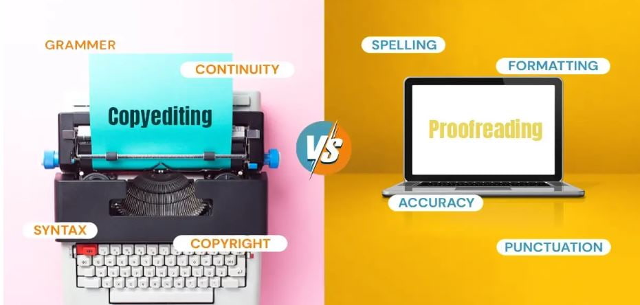 copyediting vs proofreading
